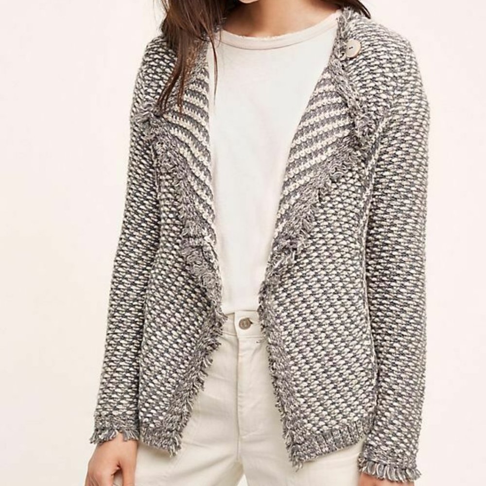 Angel of the North Tipperary Woven Tweed Sweater Blazer Jacket - Size M